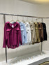 WANWAN Collar Down Front Pockets Shirts
